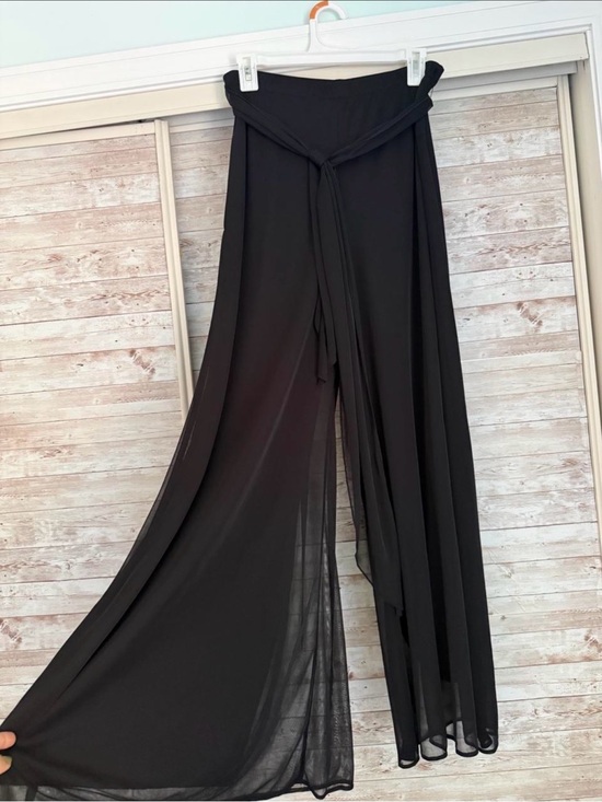 dressbarn Pants - Dressbarn Wide-Leg Chiffon Palazzo Pants